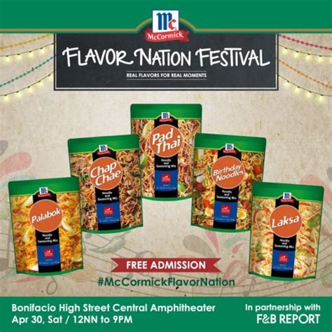 Mccormick Flavor Nation Festival Real Flavors For Real Moments