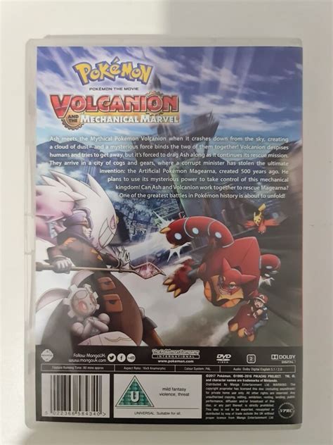 Rare Pokemon The Movie Volcanion And The Mechanical Marvel Dvd