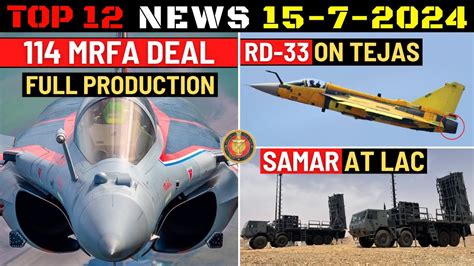 Indian Defence Updates 114 MRFA Full Production RD 33 Engine On Tejas