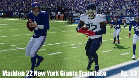 Case S Team Madden 22 New York Giants Franchise Mode S2W16 Vs Titians