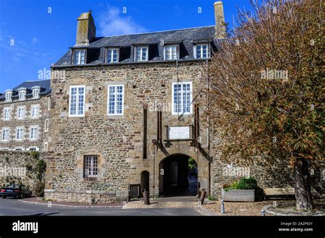 France Manche Cotentin Granville The Upper Town Door In The Jews