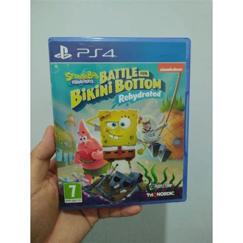 Spongebob Squarepants Battle For Bikini Bottom Rehydrated PS4 Game Used Shopee Philippines
