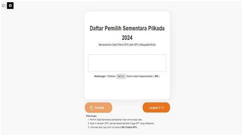 Cara Cek DPT Online Untuk Ketahui Nomor Dan Lokasi TPS Pilkada 2024