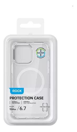 Capa Magsafe Transparente Rock Para Iphone Pro Max P