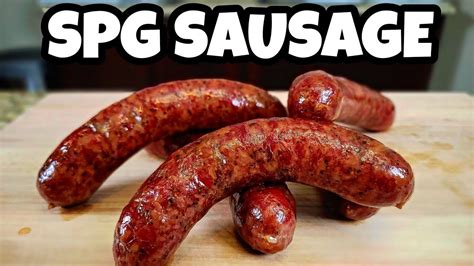 Spg Sausage Sausage Recipe Perfect For Beginners Smokin Joe S Pit