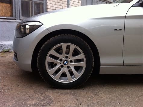 Зимняя резина — BMW 1 series (F20), 1,6 л, 2014 года | шины | DRIVE2