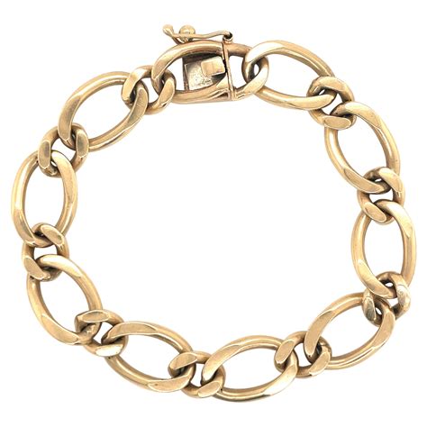 Miami Cuban Link Bracelet 152 Grams 10 Karat Yellow Gold For Sale At