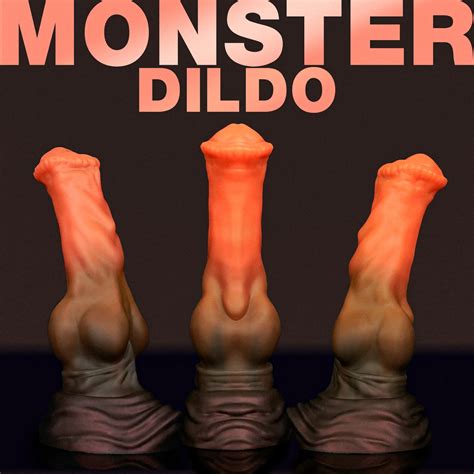 Swisok Monster Dildo Flapper Head With Huge Cock Knot Anal Plug Platinum Silicone Vaginal Anal