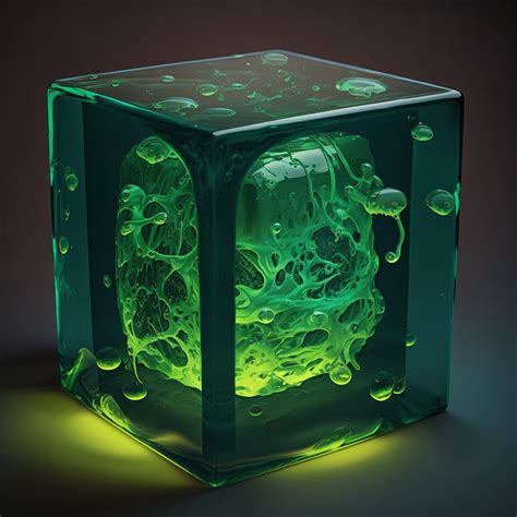 Gelatinous Cube | Gelatinous cube, Cube, Slime