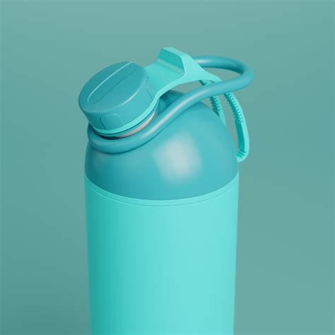 Tried to recreate in blender a water bottle that I got : r/blender