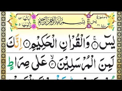 Surah Yasin Yaseen This Will Touch Your Heart For Sure