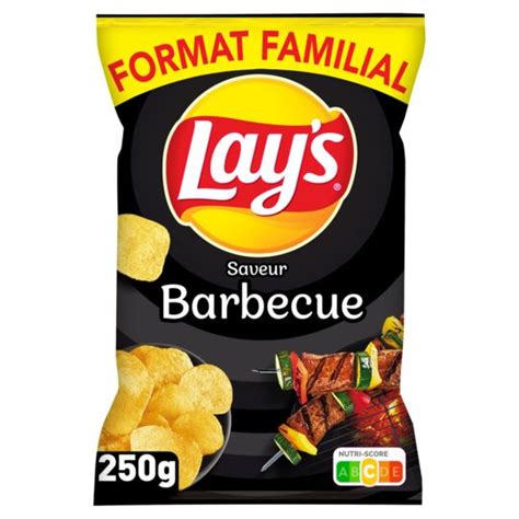 Chips barbecue LAY S le paquet de 250g à Prix Carrefour