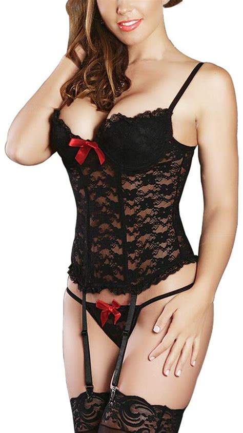 Vissec Vicsec Women S Sexy Lingerie Set With Lace G String Babydoll