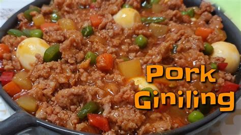 How To Cook Pork Giniling Only Rodel Youtube