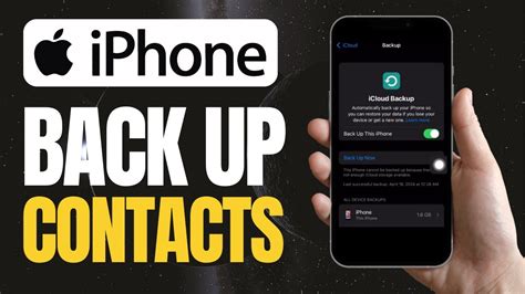 How To Backup Contacts On IPhone YouTube