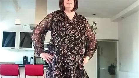 Nicki Crossdress Sexy Grey Dress Black Pantyhose And Boots Nude Pics Xhamster