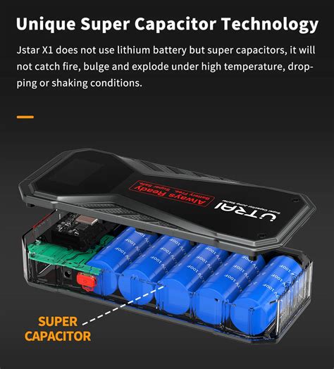 Utrai Jstar X Super Capacitor A Jump Starter Quick Charge Portable