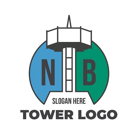 Logotipo Da Torre Vetor Premium