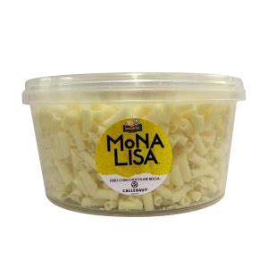 Chocolate Raspas Blossoms White Mona Lisa Callebaut 100g