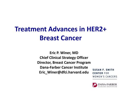 The Latest Treatments For Her2 Positive Breast Cancer Ppt