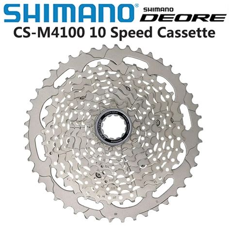 Shimano Deore M4100 10v Cassette Sprocket Cs M4100 10 Speed Hyperglide 11 46t 11 42t Original