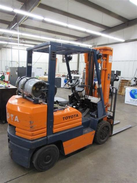 Toyota Model 5fgc25 4500 Lb Capacity Lp Forklift With Side Shift