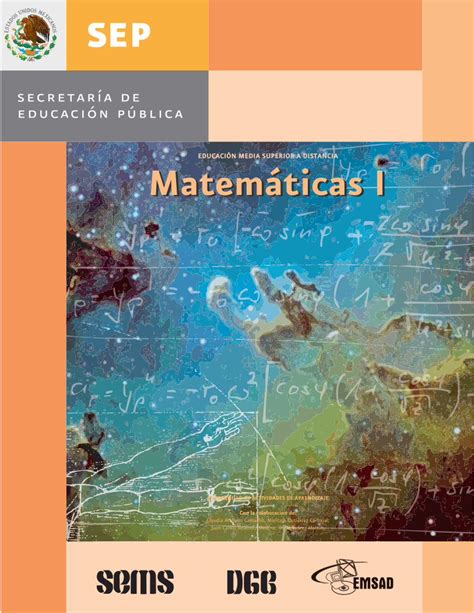 PDF MATEMÁTICAS I Cuadernillo de actividades de aprendizaje PDF