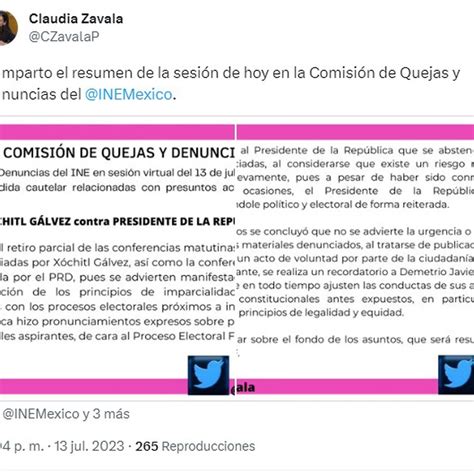 Doble revés contra AMLO INE y TEPJF le prohíben hablar de Xóchitl