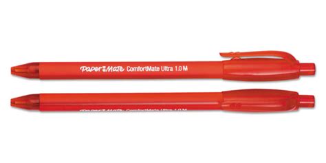 Comfortmate Ultra Rt Ballpoint Retractable Pen Red Ink Medium Dozen