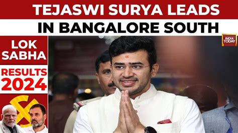 Lok Sabha Election Results Bjp S Tejasvi Surya Leads In Bangalore