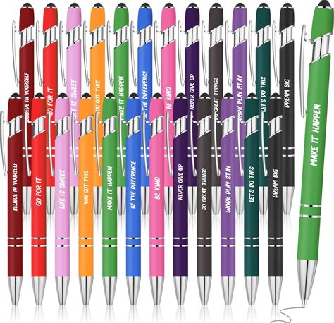 Amazon Cholemy 96 Pcs Writing Pens Bulk Inspirational