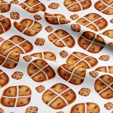 Hot Cross Buns Digital Print Design Tailoringindia