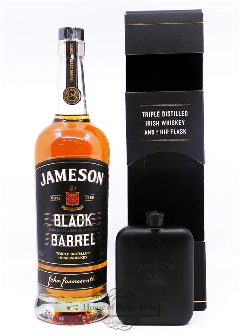 Jameson Black Barrel Mit Flachmann Irish Whiskey House Of Single