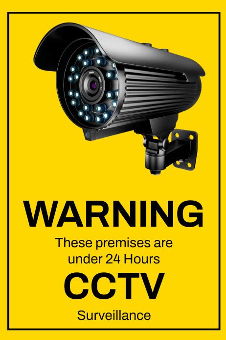 Cctv Surveillance Template Postermywall