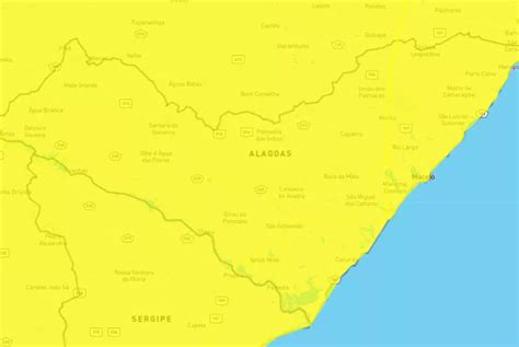 Inmet Emite Dois Novos Alertas De Chuvas Intensas Para Alagoas