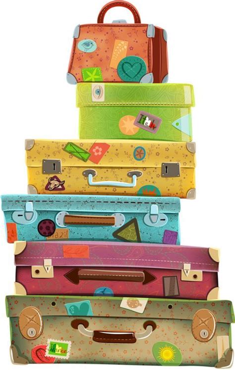 Travel Suitcase Clip Art Free Art And Illustration, Illustrations ...