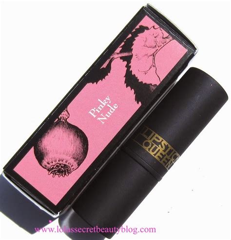 Lola S Secret Beauty Blog Lipstick Queen Sinner Percent Pigment In Pinky Nude Review Swatches