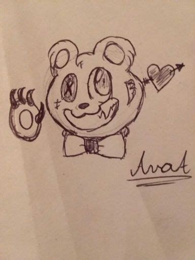 Psycho Teddy Doodles And Drawings Amino