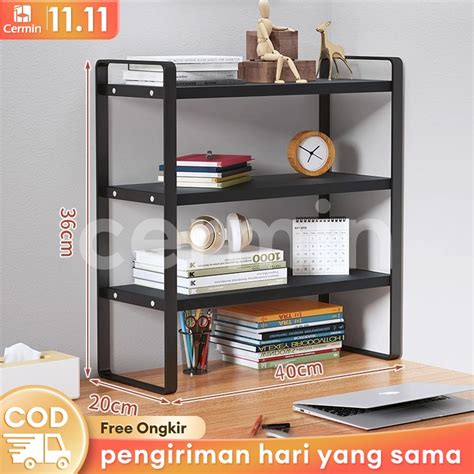 Jual Ch Rak Desktop Storage Rak Buku Minimalis Rak Serbaguna Desktop