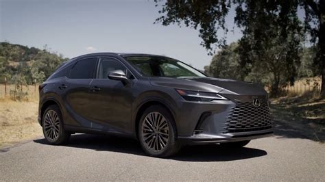 2023 Lexus Rx 450h Luxury Exterior Design In Cloudburst Gray Youtube