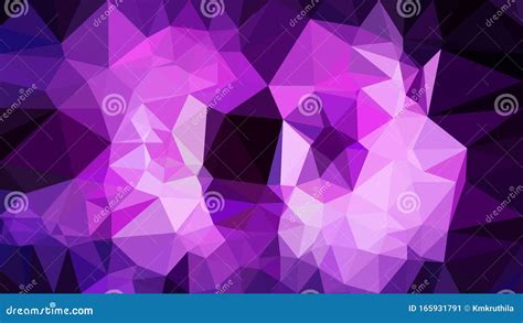 Cool Purple Geometric Polygon Background Stock Vector Illustration Of Cool Abstract 165931791