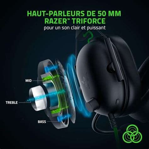 Casque Gaming Razer BlackShark V2 X filaire à 46 18 chez Amazon Dealabs