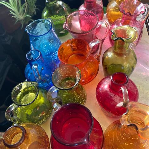 20 Green Glass Vases