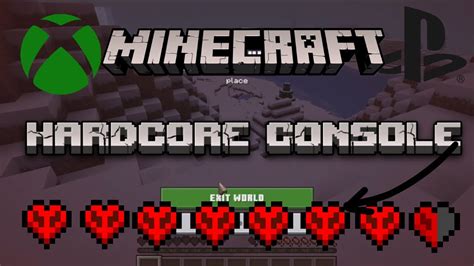 OLD HOW TO GET HARDCORE MODE IN MINECRAFT BEDROCK CONSOLE EDITION PS4