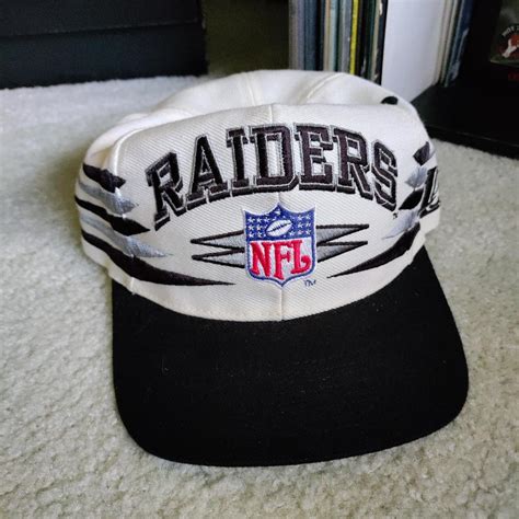 Vintage 90s NFL Pro Line Los Angeles Raiders hat in... - Depop