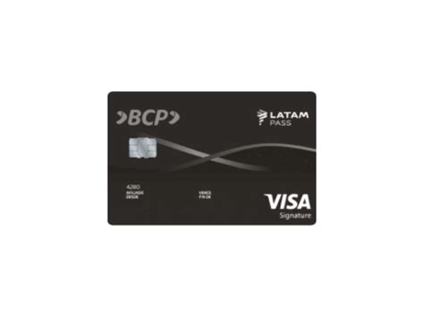 Descubre la tarjeta de crédito Visa Signature Latam Pass BCP