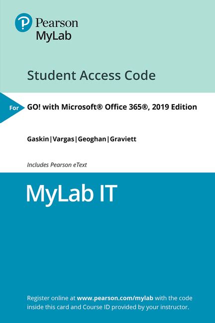 Go With Microsoft Office 365 2019 Edition Access Card W Mylab It Ab