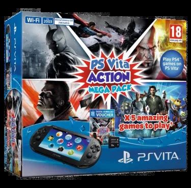 Konzola Playstation Vita Slim Karta Gb Action Megapack Psvita