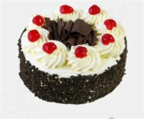 Chocolate Round Black Forest Cake Packaging Type Box Weight 500 Gm