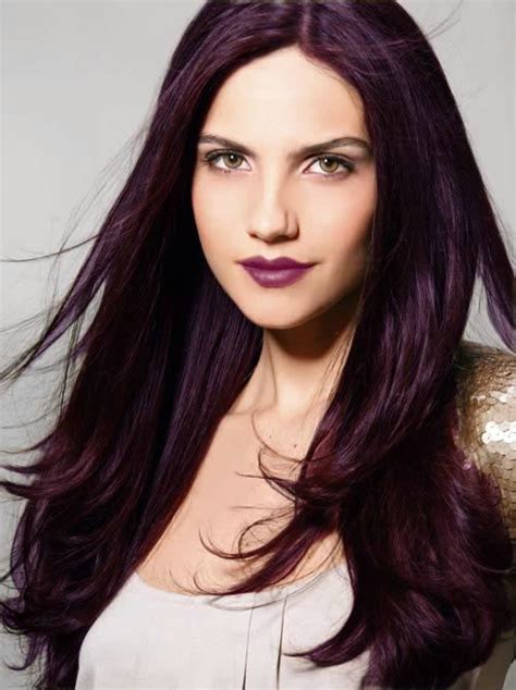 Here Hair Colors Tips The Unique Plum Hair Color Picture Gallery Burgundy Plum Hair Color Dark